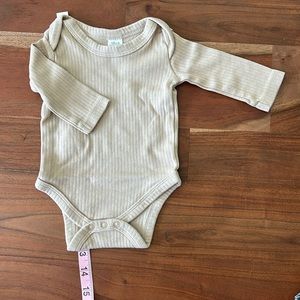 Colored Organics - Ribbed Long Sleeve Bodysuit